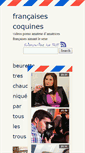 Mobile Screenshot of francaises-coquines.com